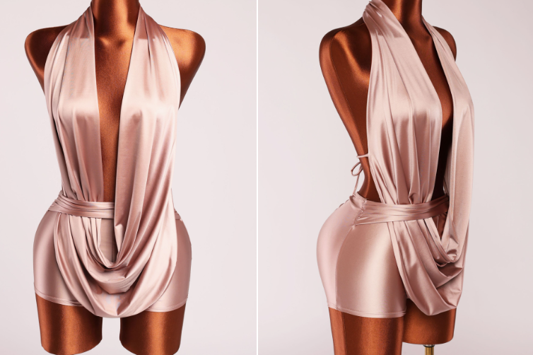Champagne Nights Playsuit - BrittnieBillions