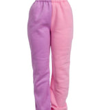 AYALA SPLIT JOGGER - PINK & PURPLE - BrittnieBillions