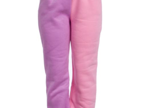 AYALA SPLIT JOGGER - PINK & PURPLE - BrittnieBillions