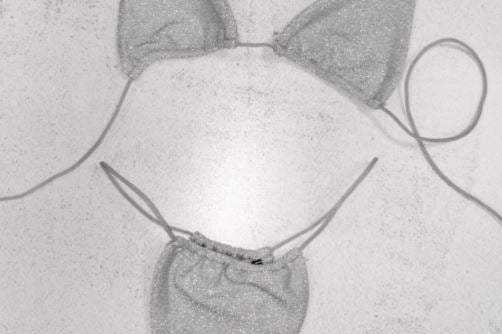 JESSA STRING BIKINI - SILVER - BrittnieBillions