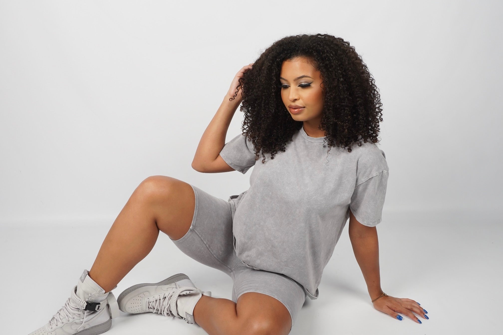 JADEN LOUNGE SET - MINERAL GREY - BrittnieBillions