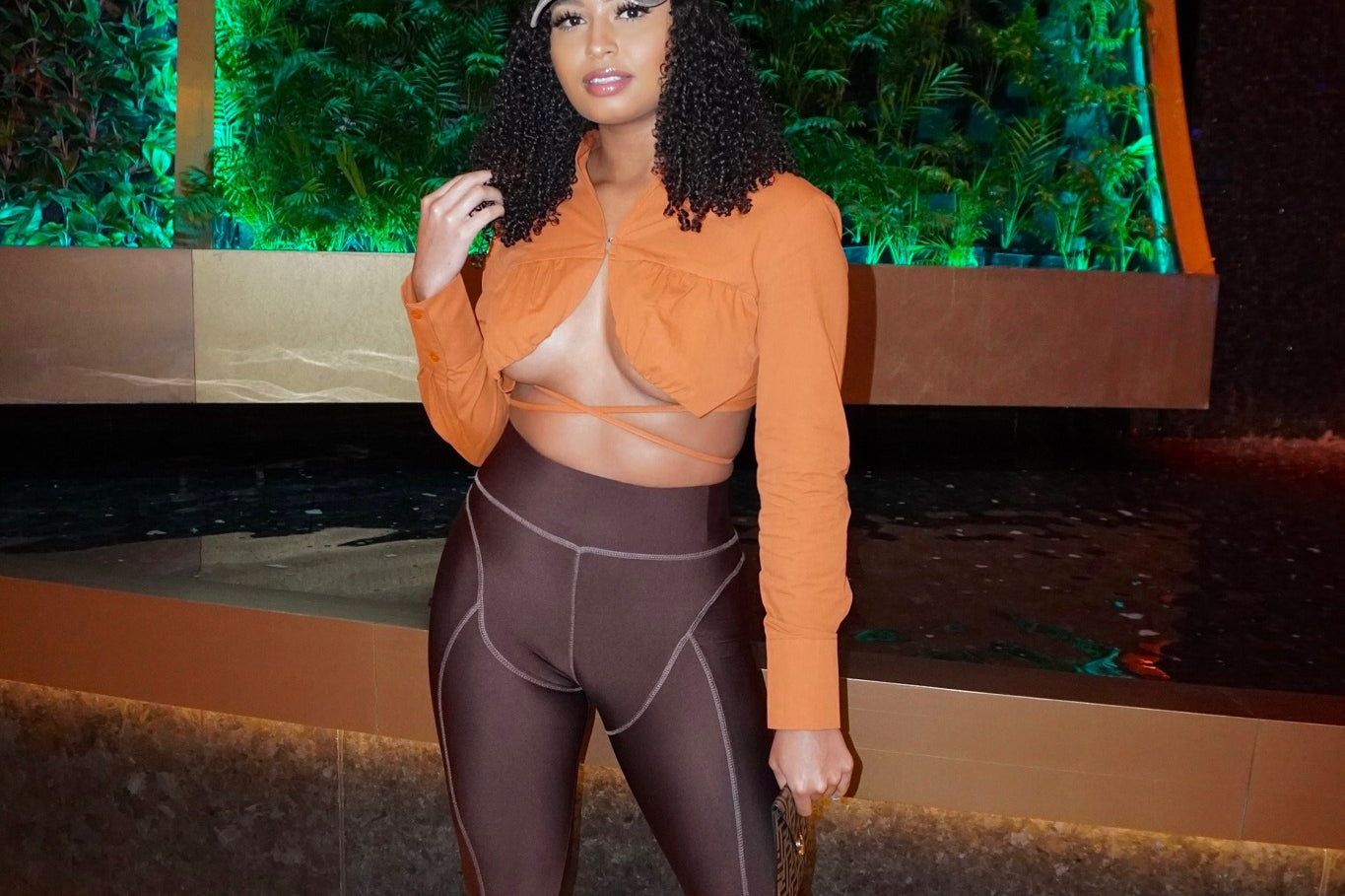 CELIA LEGGINGS - BROWN - BrittnieBillions