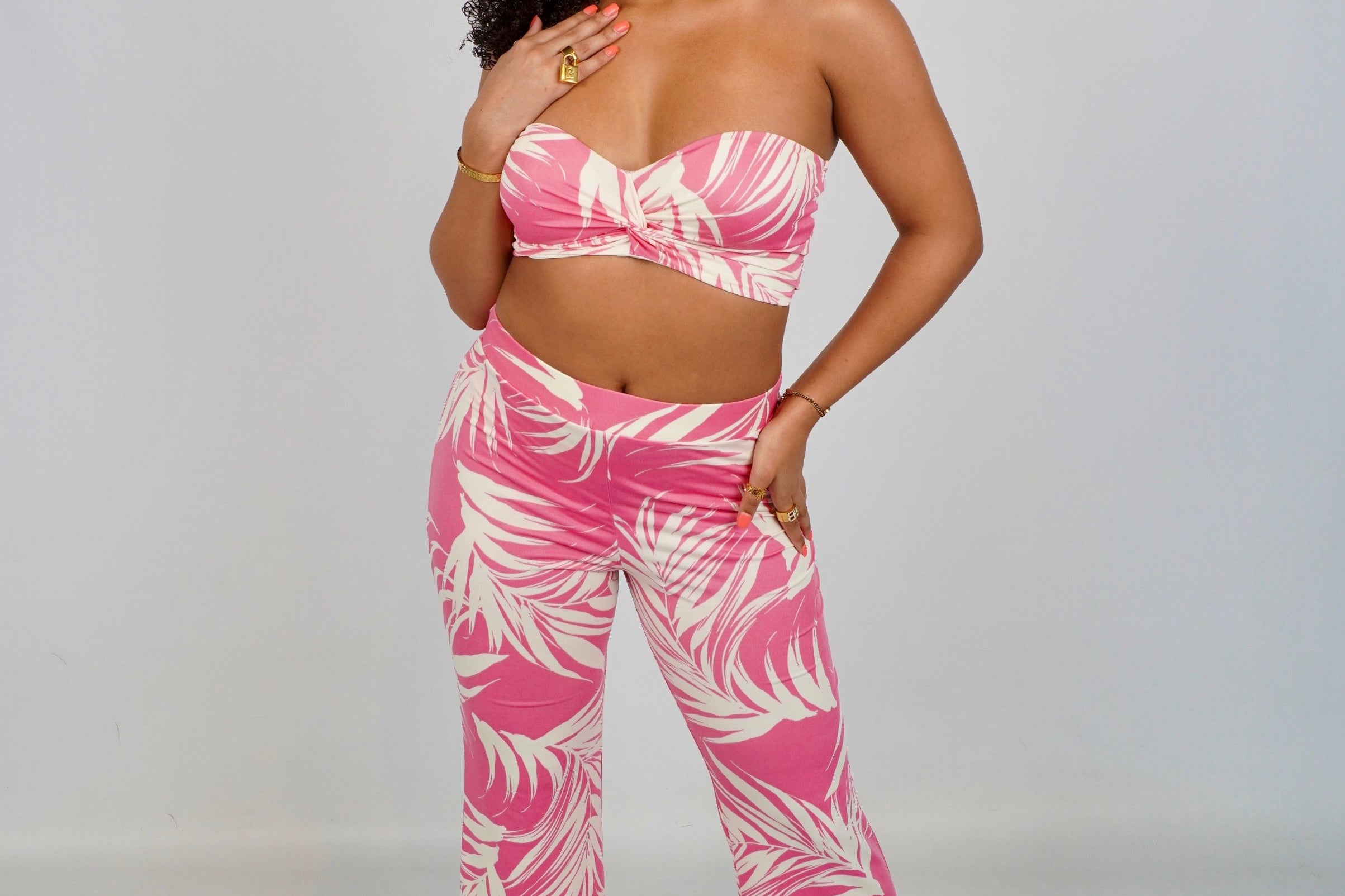 Pink Palm Set - BrittnieBillions