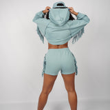 ERICA FRINGE SET - SKY BLUE - BrittnieBillions