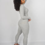 JAYLA JUMPSUIT - GREY - BrittnieBillions