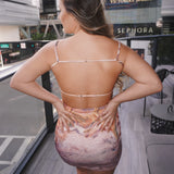 AALIYAH DESERT ROSE DRESS - BLUSH - BrittnieBillions Miami clubwear club sexy nightlife florida fashion style stylish fashionista party fun 305 vacation LIV 