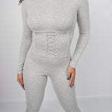 JAYLA JUMPSUIT - GREY - BrittnieBillions