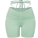 DANIELLA BIKER SHORTS - MINT - BrittnieBillions