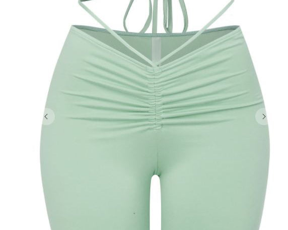 DANIELLA BIKER SHORTS - MINT - BrittnieBillions