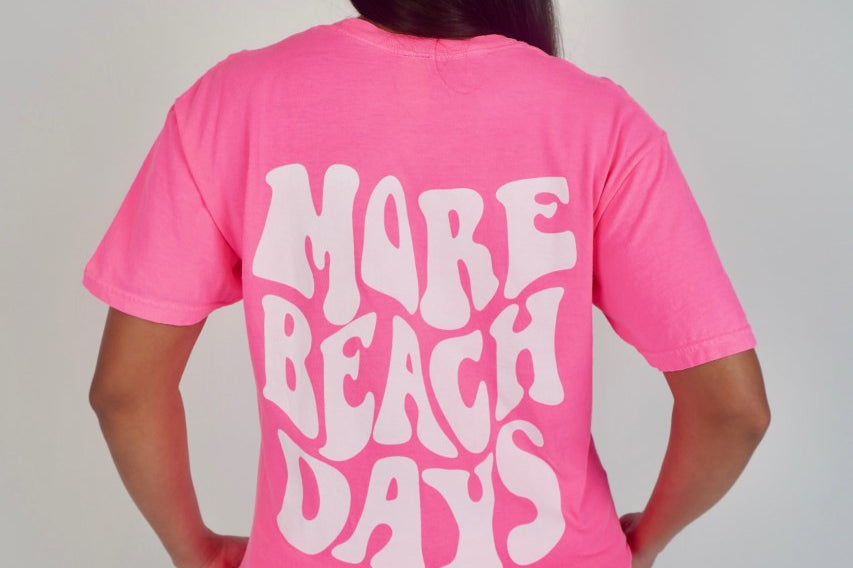 MORE BEACH DAYS OVERSIZED TEE - BrittnieBillions