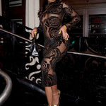 HANNAH ROSE DRESS - BLACK - BrittnieBillions