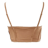 GENEVA CROP TOP - TAUPE - BrittnieBillions