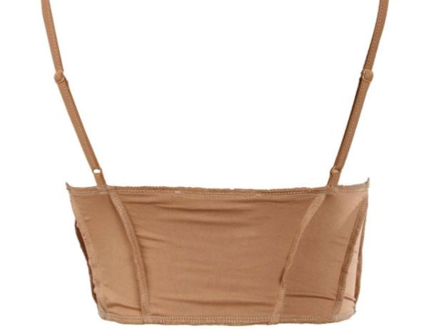 GENEVA CROP TOP - TAUPE - BrittnieBillions