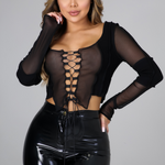 HADLEY TOP - BLACK - BrittnieBillions Miami clubwear club sexy nightlife florida fashion style stylish fashionista party fun 305 vacation LIV 