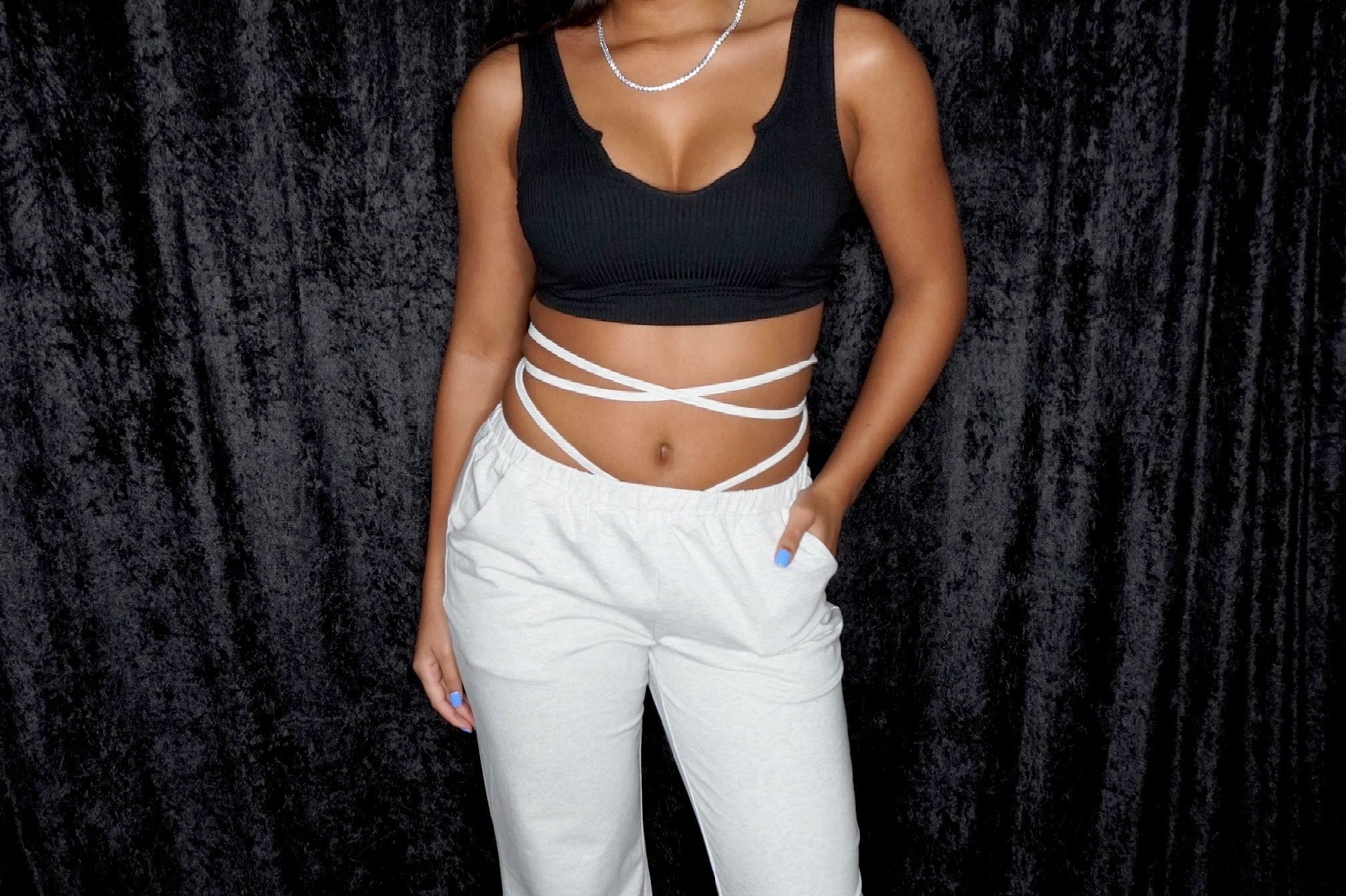 JACE SWEATPANTS - GREY - BrittnieBillions