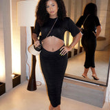 GRACIE  DRESS - BLACK - BrittnieBillions