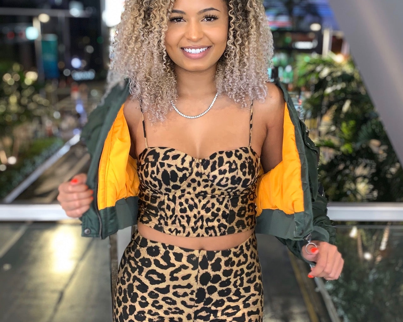 GLORIA CHEETAH 2-PC SET - BrittnieBillions Miami clubwear club sexy nightlife florida fashion style stylish fashionista party fun 305 vacation LIV 