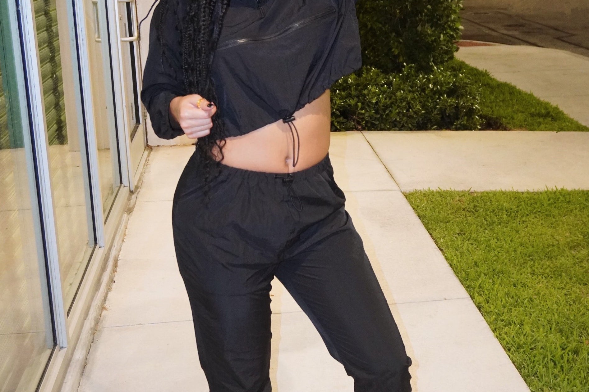 HALLE TRACK SET - BLACK - BrittnieBillions Miami clubwear club sexy nightlife florida fashion style stylish fashionista party fun 305 vacation LIV 