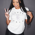 LEGACY PEACE TOUR SHIRT - WHITE - BrittnieBillions Miami clubwear club sexy nightlife florida fashion style stylish fashionista party fun 305 vacation LIV 