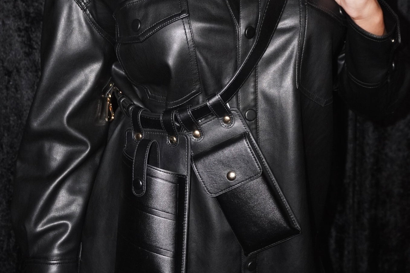 HESTER MULTI-WAY BELT BAG - BLACK - BrittnieBillions Miami clubwear club sexy nightlife florida fashion style stylish fashionista party fun 305 vacation LIV 