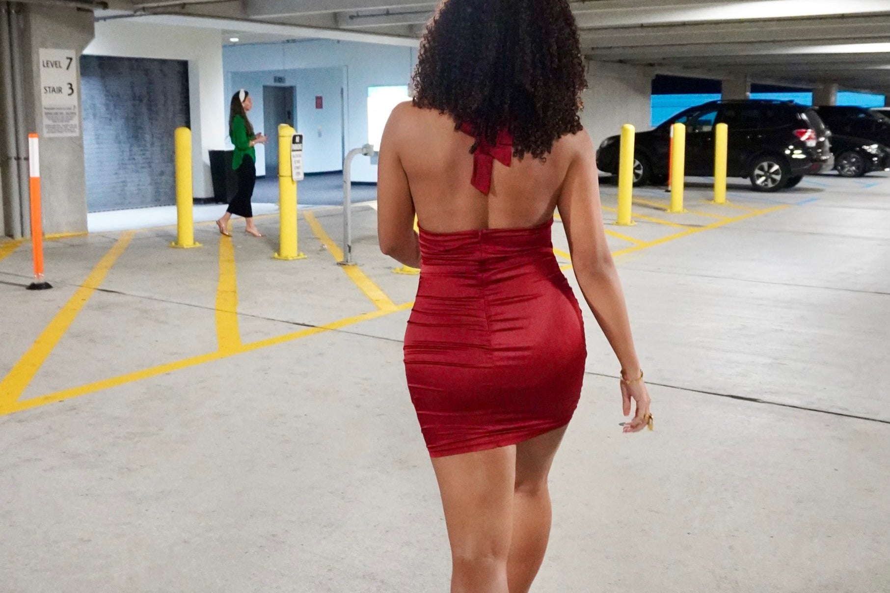 BROOKLYN DRESS - BURGUNDY - BrittnieBillions