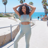 DAKOTA 2-PC ATHLEISURE SET - BrittnieBillions Miami clubwear club sexy nightlife florida fashion style stylish fashionista party fun 305 vacation LIV 